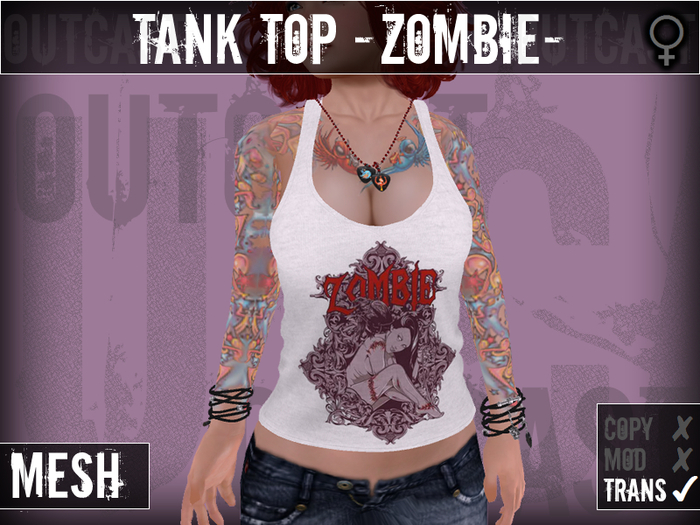 **OC** TankTop Pumpkin DJ -Black- 