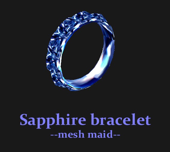 Sapphire bracelet (mesh)