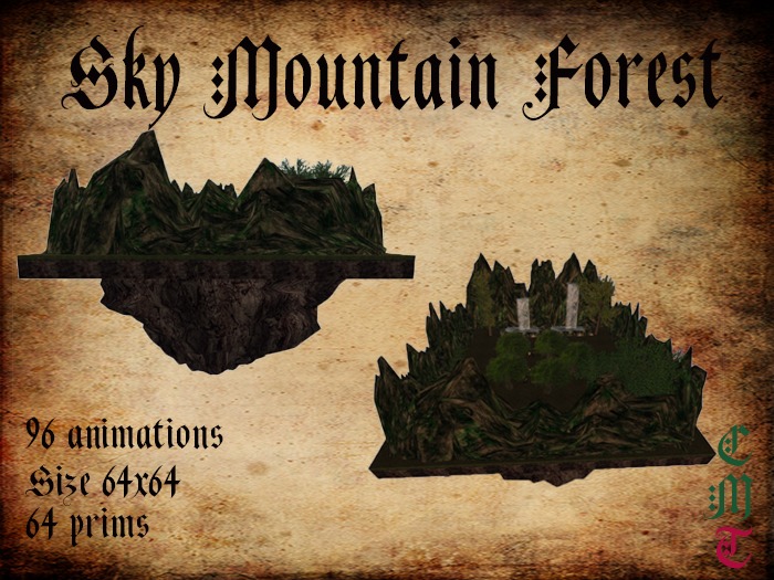 Sky mountain forest