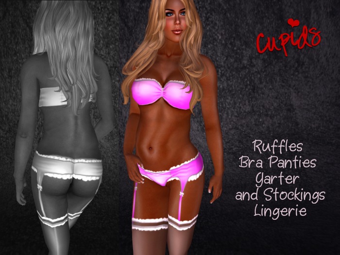 Ruffles Lingerie Hot Pink