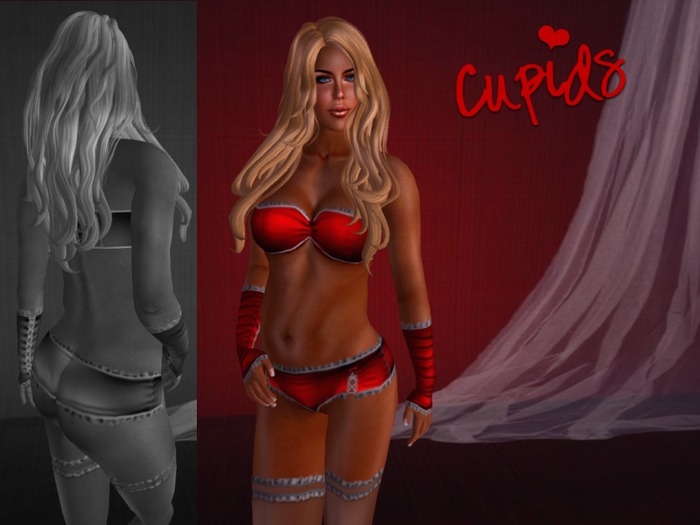 Ruffles and Bows Red