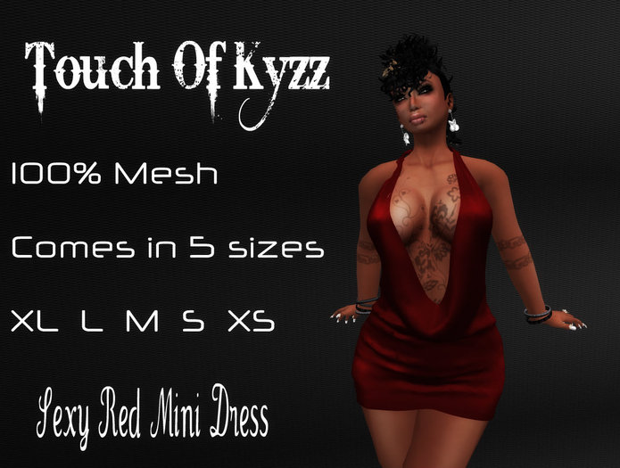Sexy Red Mini Dress