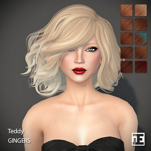 TRUTH HAIR Teddy (Non-Rigged Mesh) - gingers