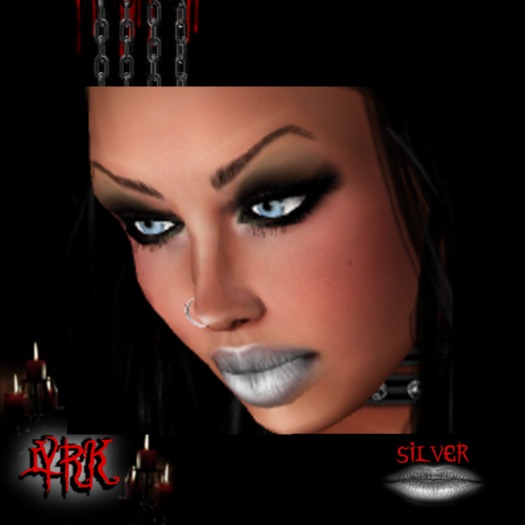.::-LYRK Designs-::. Silver lips Nr 8