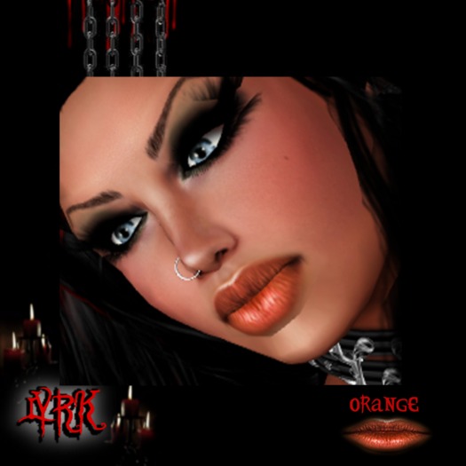 .::-LYRK Designs-::. Orange lips Nr 9
