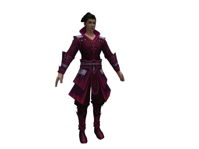 Heroic Fantasy man 2 7 prims