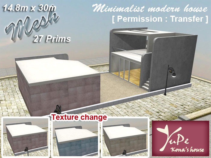 Mesh house : Minimalist modern house (512 sqm) Blue