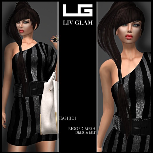 Second Life Marketplace - [LG] Boutique-[Summer 13] Rashidi Dress 2 Hud ...