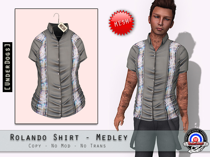 [UnderDogs] - Rolando Shirt - Medley - Mesh 