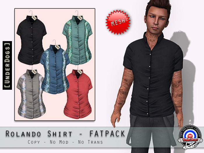 [UnderDogs] - Rolando Shirt - FATPACK - Mesh 