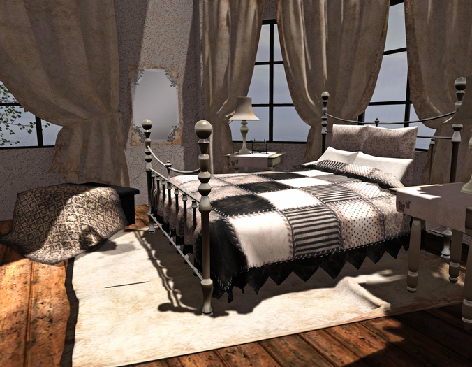 <Heart Homes> "Tuscan Country"  Bedroom Set (PG, Boxed, Copy)