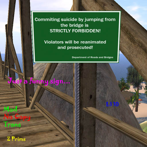 Suicide Forbidden Sign