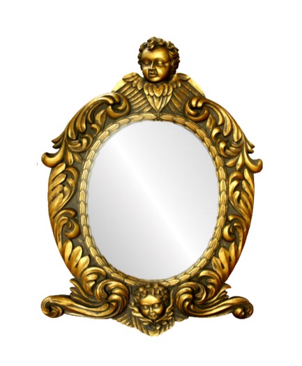 Antique Napoleon Style Mirror