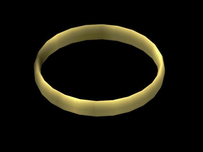 Wedding Band, Comfort Fit, Gold