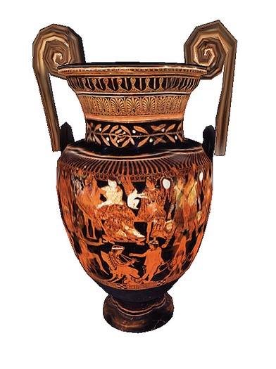 Antique Greek Amphora 2 (Red Attic)