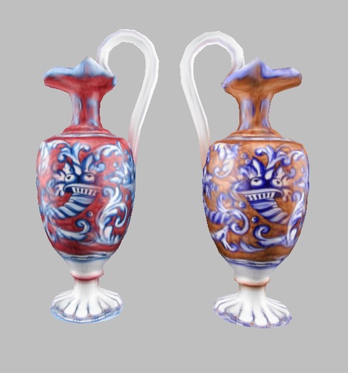 French Antique Porcelain Vases (Pair)