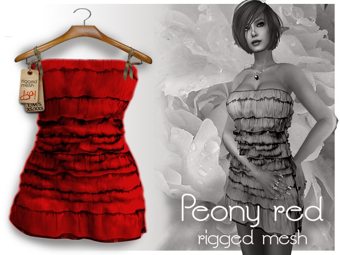 !gO! Peony -red-