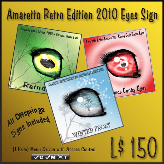 Amaretto Retro Edition 2010 Eyes Sign (Boxed)