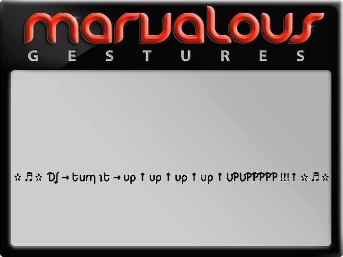 DJ TURN IT UP! GESTURE