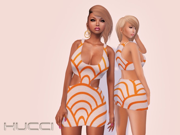 ::HH:: Hucci Decatur Dress - V Orange