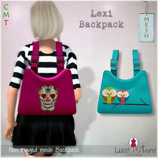 Luas Urban Style - Lexi Backpack Blue - Mesh