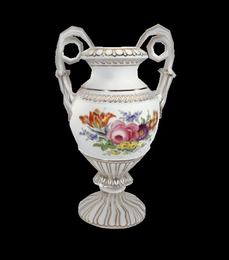 French Antique Porcelain Vases (Pair)