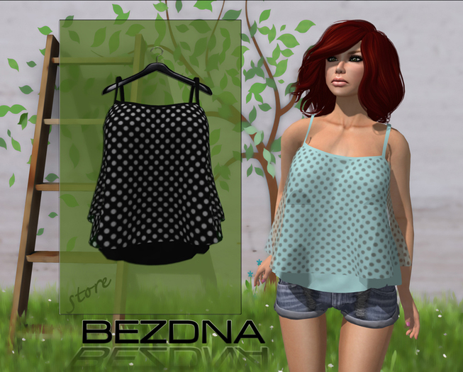 @BEZDNA@  Strap Top Black