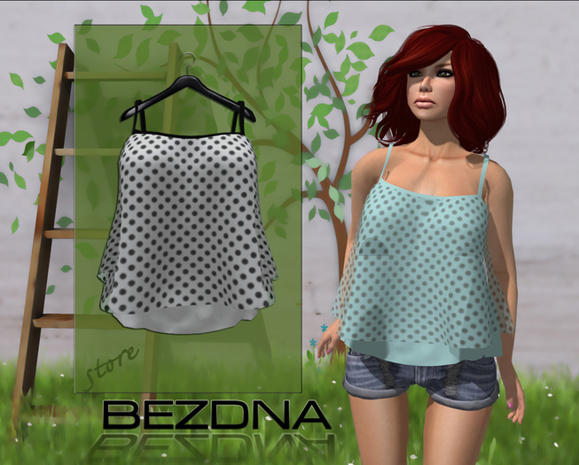 @BEZDNA@  Strap Top White