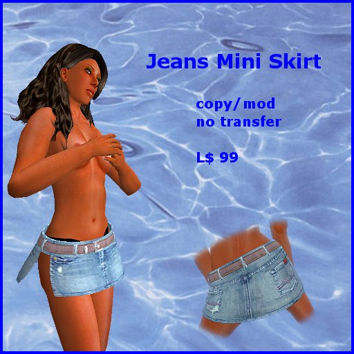 Jeans Mini Skirt