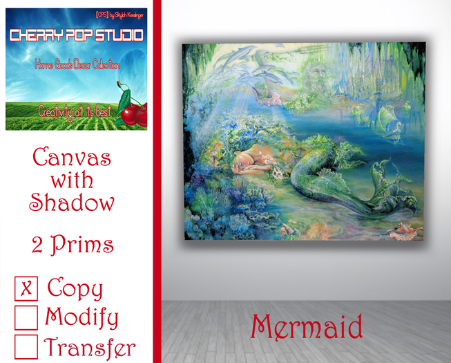 [CPS] Mermaid Canvas Print