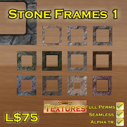 USC Textures - Stone Frames 1 
