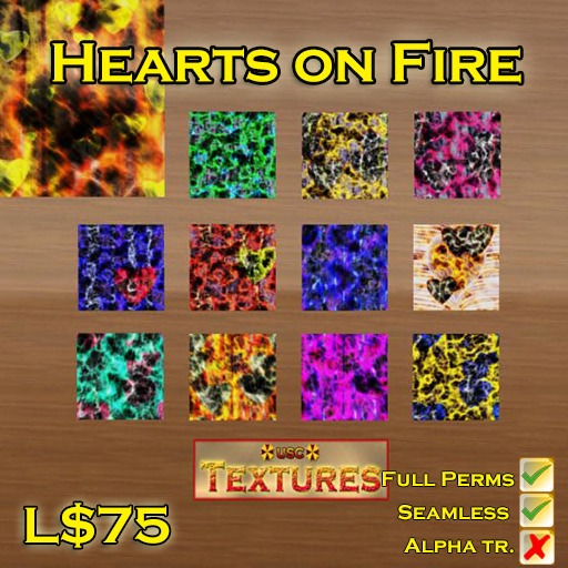 USC Textures - Hearts On Fire 