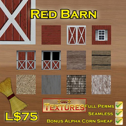 USC Textures - Red Barn 