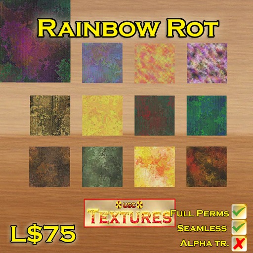 USC Textures - Rainbow Rot 