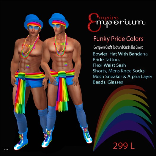 Empire Bag - Pride Blue