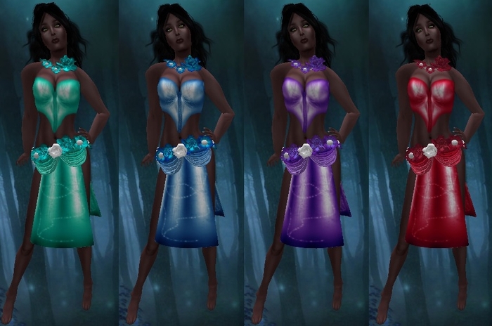 *DD* Butterfly Silk Set