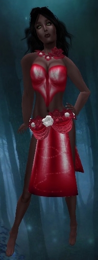 *DD* Butterfly Silk Red