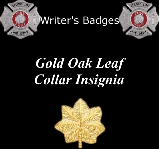 Gold Oak Leaf Collar Insignia