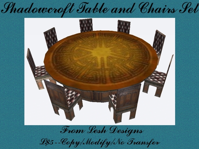 Shadowcroft Table and Chairs Set ((Boxed))