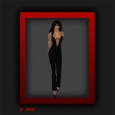 e.one Lace Up Jumpsuit Black