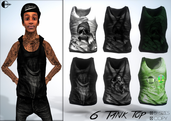 " Tank Top Kit skull "