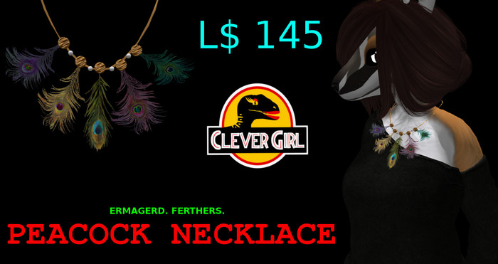 ::CLVRGRL:: Peacock Necklace Box