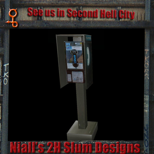 2H - Free Street Clutter - Phone Booth