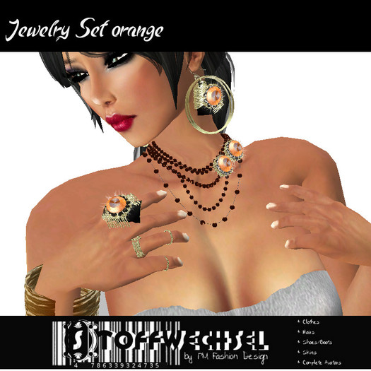 [Stoffwechsel] *Luxury* Jewlry Set orange