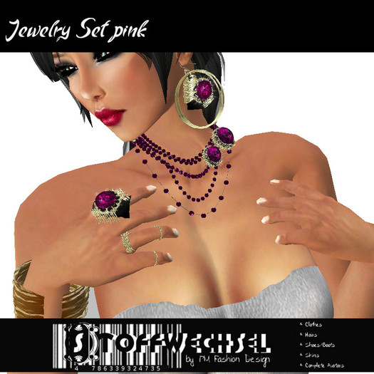 [Stoffwechsel] *Luxury* Jewlry Set pink
