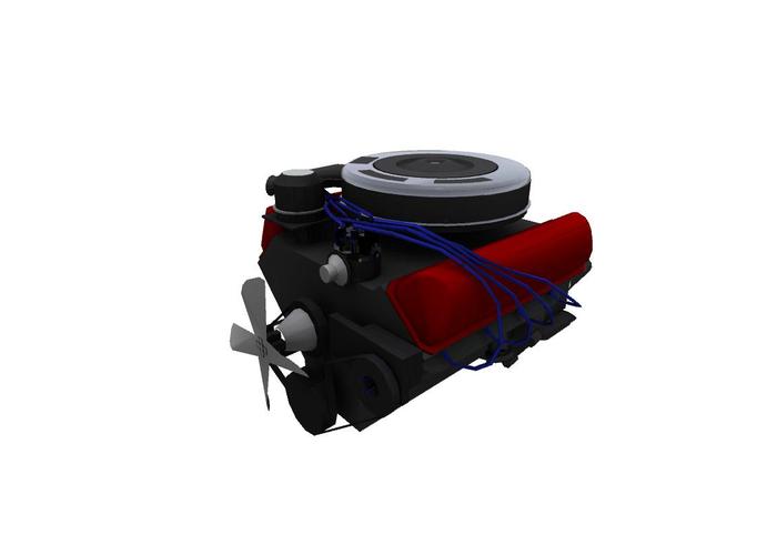 Standard V8 Engine 2 Mesh Full Perm
