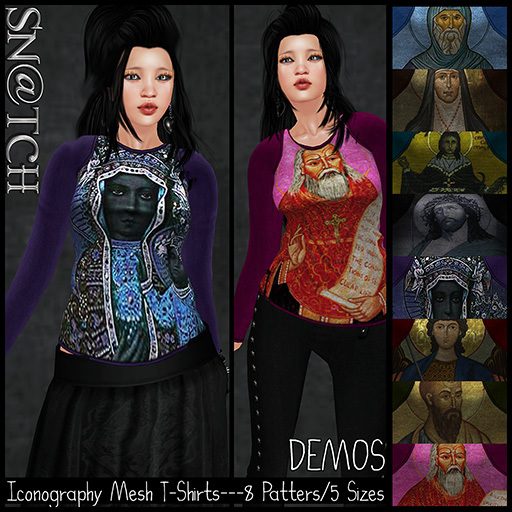 :::Sn@tch Mesh Iconography T-Shirts-All Colors (Small):::