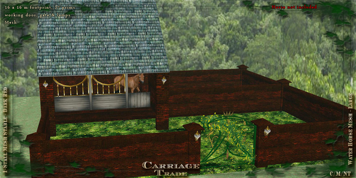  	@CT@ 1-Stall Mesh Stable Dark (Boxed)