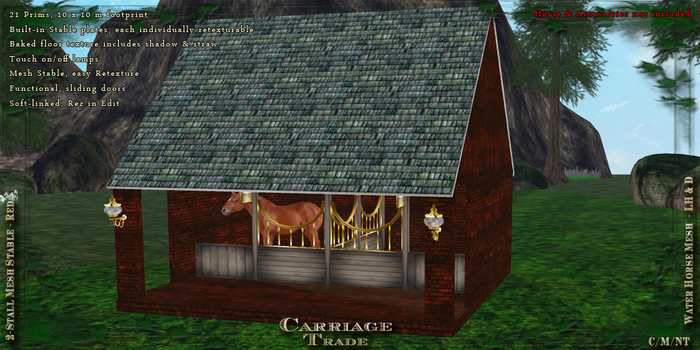 @CT@ 2-Stall Mesh Stable (BOXED) 