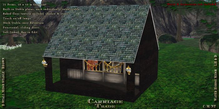@CT@ 2-Stall Mesh Stable (BOXED) 